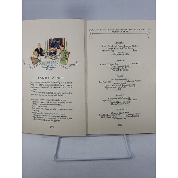 Electric Refrigerator Recipes and Menus Cookbook 1928 General Electric GE - Picture 9 of 16